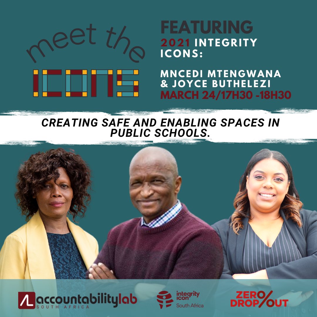 ZeroXdropout's tweet photo. Our Programme Director, @GoddesSays, will be hosting @AccountLabSA's #MeetTheIcon dialogue series.
๐Tune in to find out what practices these two Icons have implemented to curb school dropout and improve their learnersโ overall academic performance.
๐https://t.co/9n9lb1C7eB https://t.co/ONJXCQFX9O