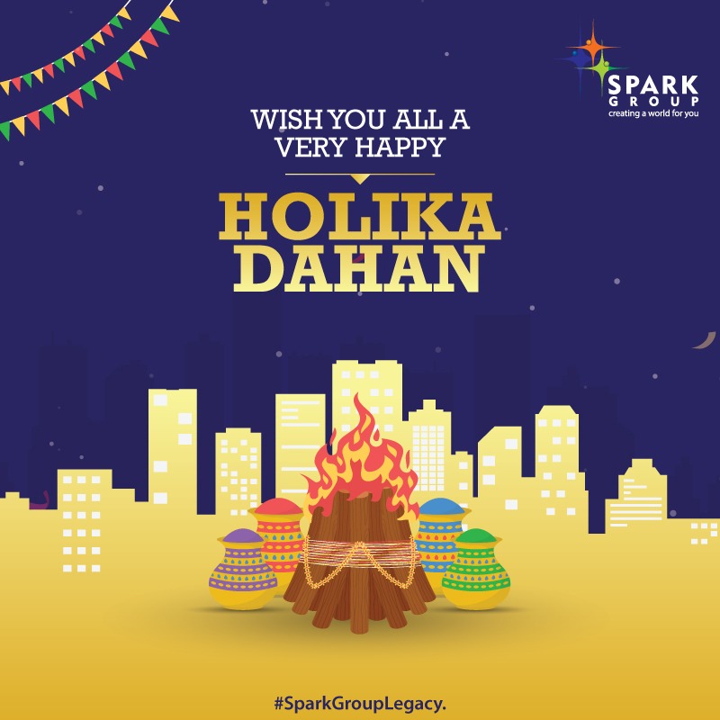 Spark_Developer's tweet image. This Holika Dahan, may all your sorrows and pain cease to exist. May you lead a blissful, healthy and happy life. Happy Choti Holi.

#SparkDevelopers #HoliKaDahan #Holi #Festival #Mumbai #RealEstate #Homes #Luxury #Auspicious #Holi