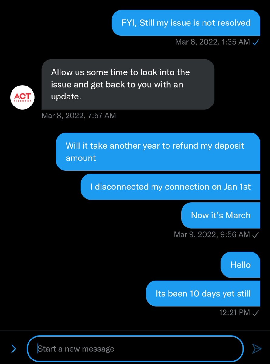 harip7873's tweet photo. @ACTFibernet Wow ISSUE RESOLVED.. WHAT A COMPANY @ACTFibernet 🤥

A Multinational company which is cheap enough to live on people deposit money https://t.co/XtWSvbIdQu