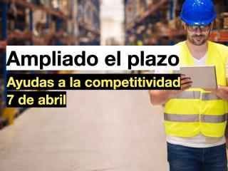 Ampliación de la convocatoria de ayudas a la competitividad de la pyme extremeña, facilitando que las empresas interesadas puedan presentar su solicitud hasta el 7 de abril.
Toda la información en este enlace:
extremaduraempresarial.juntaex.es/web/guest/noti…