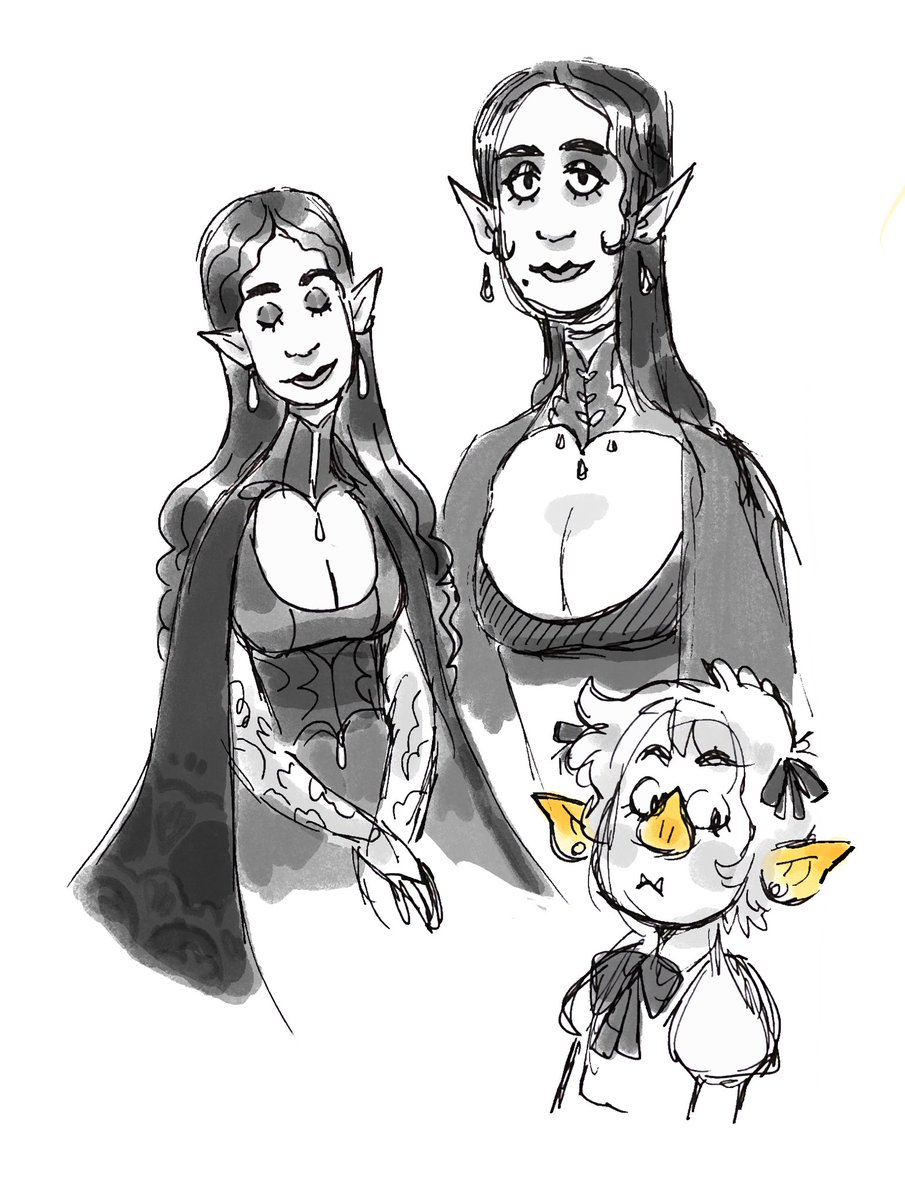 Revisiting a family of vampires from a project long ago~ 