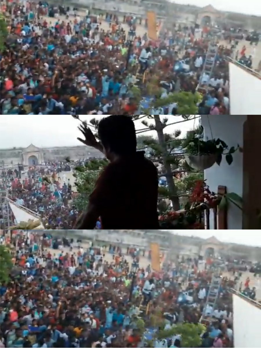 iammoviebuff007's tweet photo. #SK20 - Shooting spot..🔥  huge crowd surrounded the place to get the Glimpse of #Sivakarthikeyen..🌟 @Siva_Kartikeyan greeted for the crowd..🎉 https://t.co/gfhdAyQpIz