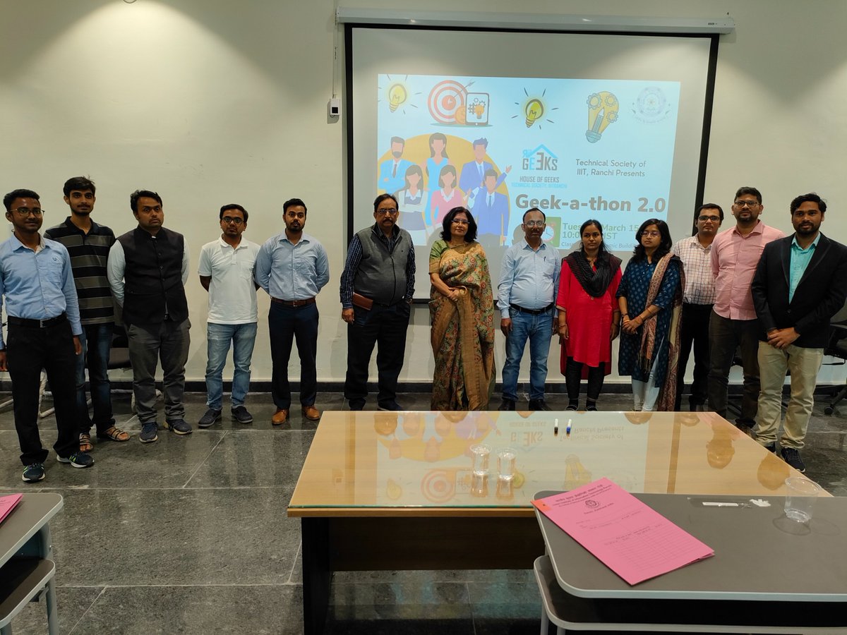 IIITRanchi's tweet photo. #InternalHackathon for Smart India Hackathon 2022 organized by Indian Institute of Information Technology Ranchi on 13 March 2022.
@IIITRanchi @mhrd_innovation @EduMinOfIndia 
#sih2022 #smartindiahackathon2022 #IIITRanchi https://t.co/jswJCpwbY7
