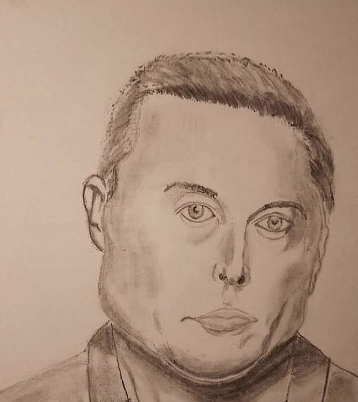 CoinStats's tweet photo. @elonmusk You are my hero, Elon. I drew this for you! https://t.co/pPzcS2iryv
