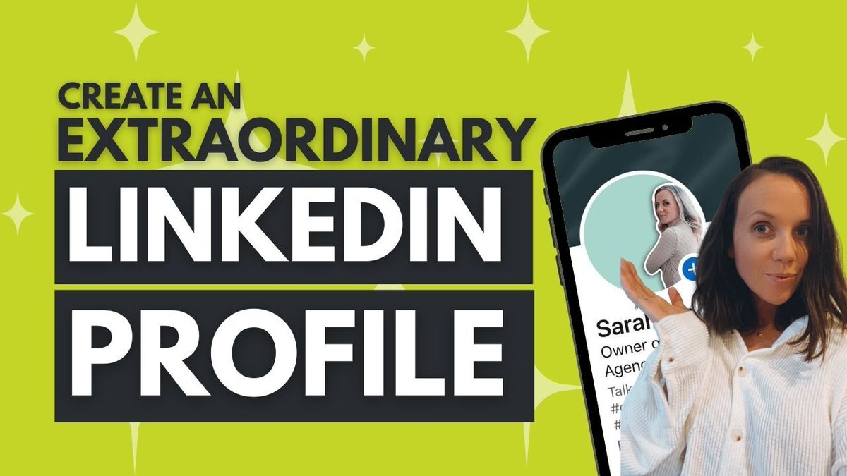TheSarahMoore's tweet photo. I've got 5 (okay... 6) killer tips for you to create an extraordinary profile over on #linkedin https://t.co/Nht7ON13gV #linkedinprofile #linkedinprofiles https://t.co/AZtOHZgjYc