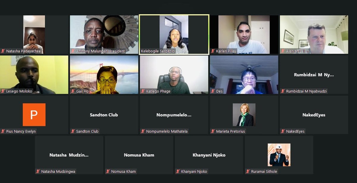 Thanks to all who attended the 15 March Toastmasters evening, Leading Yourself, and a special thanks to the Toastmaster Of The Day, Karlen Pillay and guest speaker; Kelebogile Serokolo.