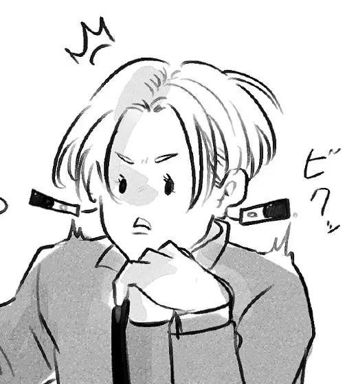 こーゆー顔で描きがち🎴 
