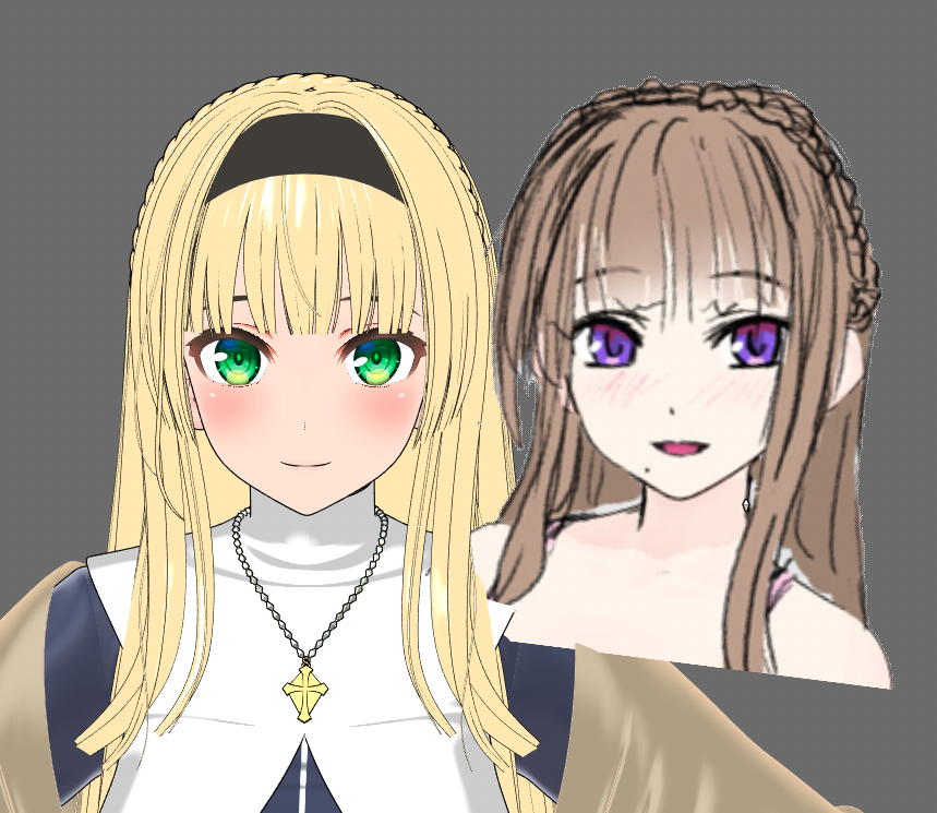 似せるのへたくそ選手権(顔を正式版に調整中) 