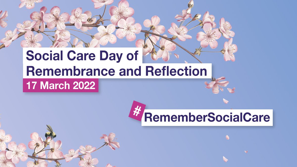 Today is the Social Care Day of Remembrance and Reflection dedicated to those working across the adult social care sector.

Sending a huge thank you to everyone working in social care and thinking of the 922 social care workers who have lost their lives

#RememberSocialCare