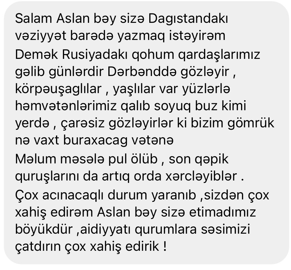 ‼️Aidiyyatı qurumların diqqətinə‼️

* maksimum paylaşın, rəsmi qurumları şərhlərdə qeyd edin