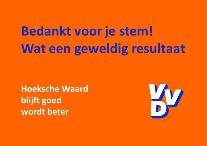 VVD Hoeksche Waard tweet media