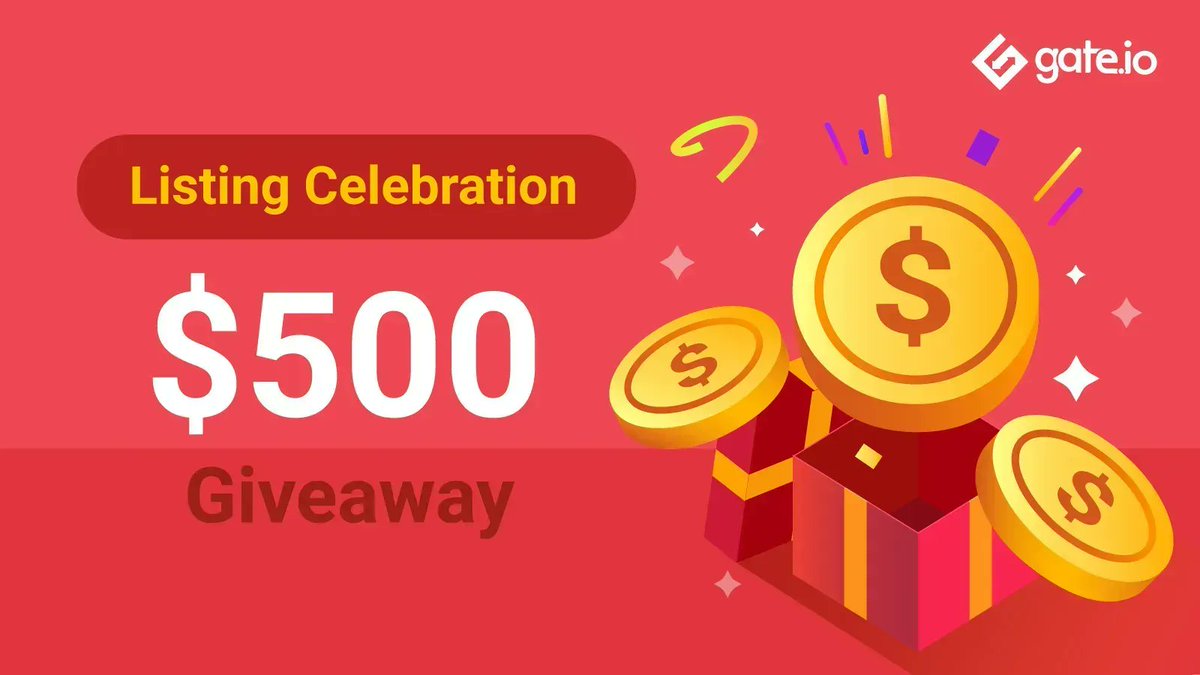 🎉#Gateio New Listing Celebration <a href="/apecoin/">ApeCoin</a>

Join &amp; Win A Share Of $500 Giveaway🎁

🔥Tasks:
Follow @gate_io
RT &amp; Like

Publish a post about $APE listing on #Gateio

🙌Submit:forms.gle/ZMzgMn2ZTewwpN…
👉Details:t.me/gateio_activit…
