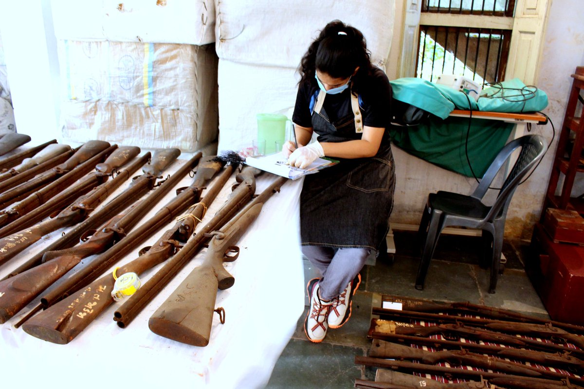 Mahira_Org's tweet photo. #Inventorization at the #RajkotRajyaFoundation.

#Antiquities that are housed in the reserve stores of the RRF testify the glorious past of the region &amp; its people. Hence, they deserve to be preserved &amp; looked after.

#Museums #MahiraFoundation #MahiraArtManagement #Rajkot #India https://t.co/tgI1orXSwR