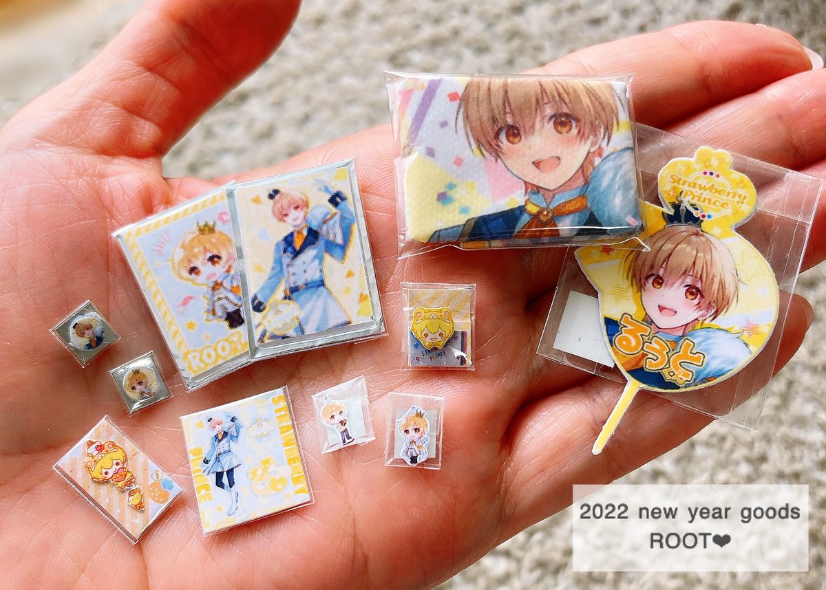 すとぷり るぅと 缶バッジ 2022 New Year 等身