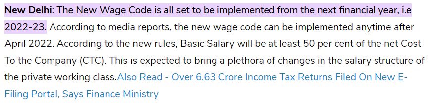 gandabherunda's tweet image. Expect EPF self &amp;amp; company contributions to go significantly higher once the new #wagecode gets implemented from next financial year. So reduction of EPF interest announced doesn’t come as a surprise at all..