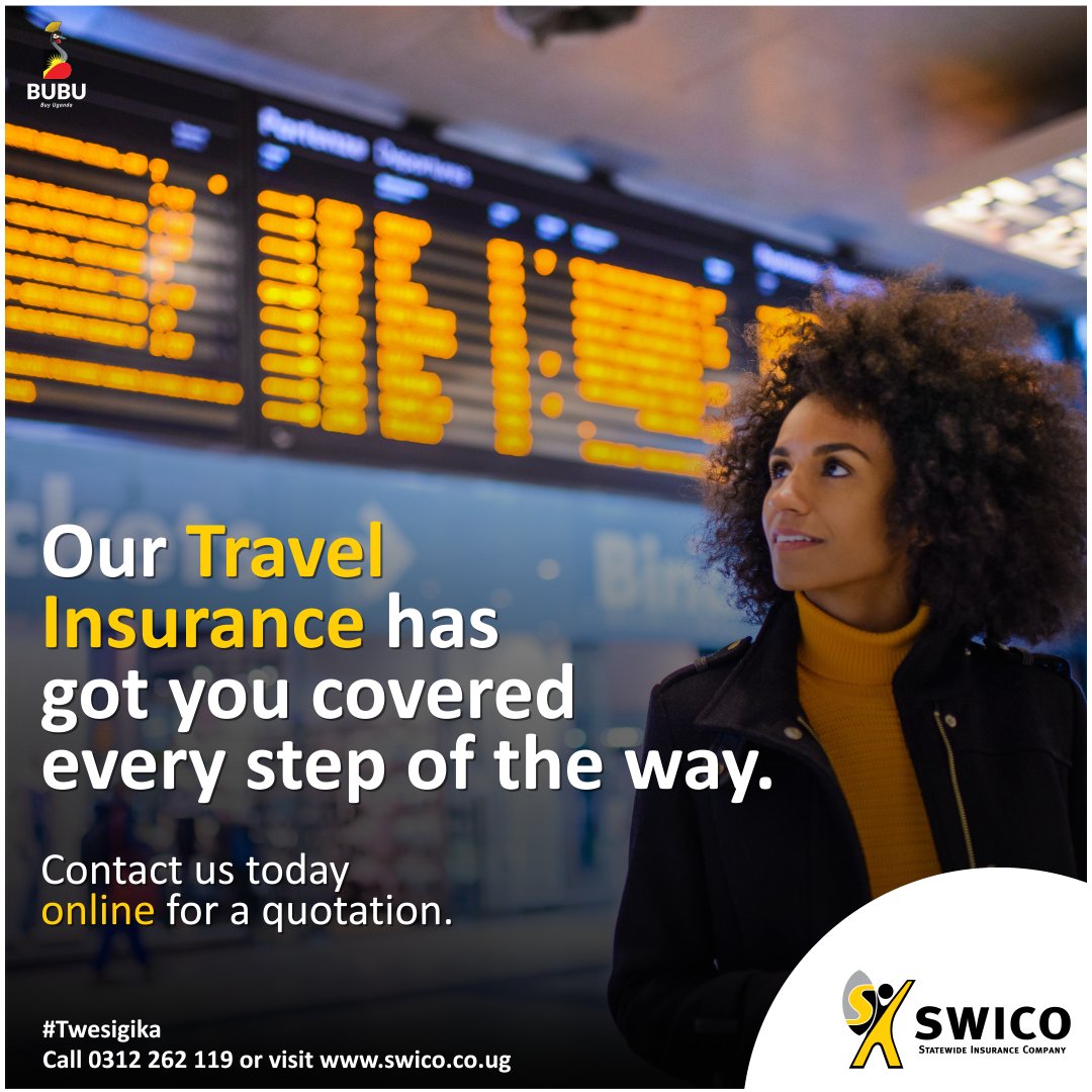 swico_uganda's tweet image. Before you travel for that vacation, remember to get your Travel #Insurance and enjoy a hassle free experience. #SecureWithSWICO #InsuranceWeek22