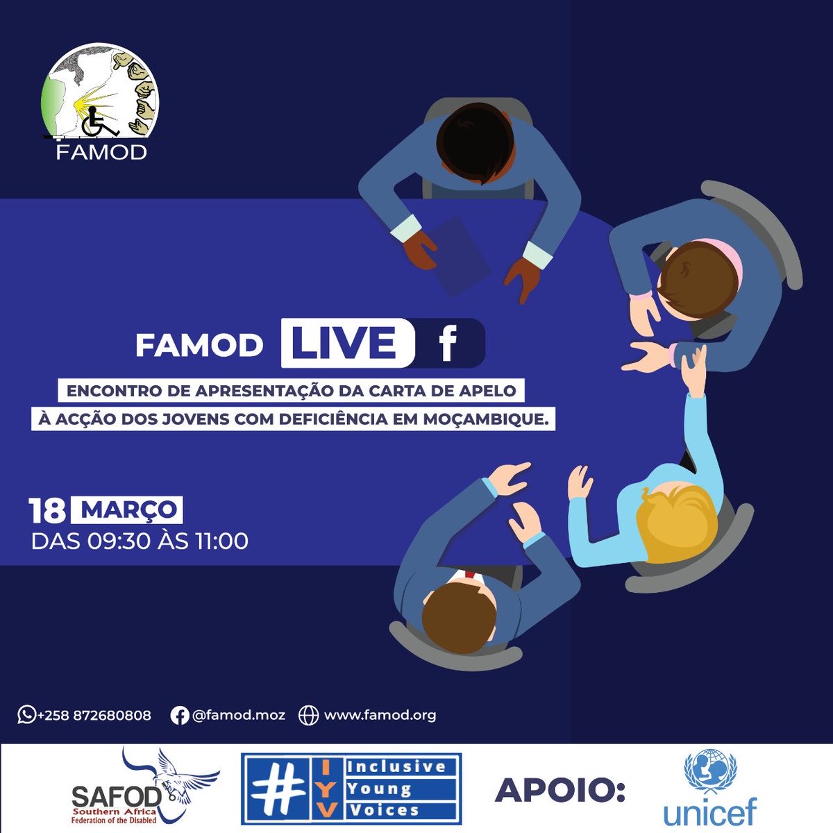 ArmandoGuenha1's tweet photo. #CommitToChange
#UNICEF
#IYV
#SAFOD https://t.co/zufVtuXVQc