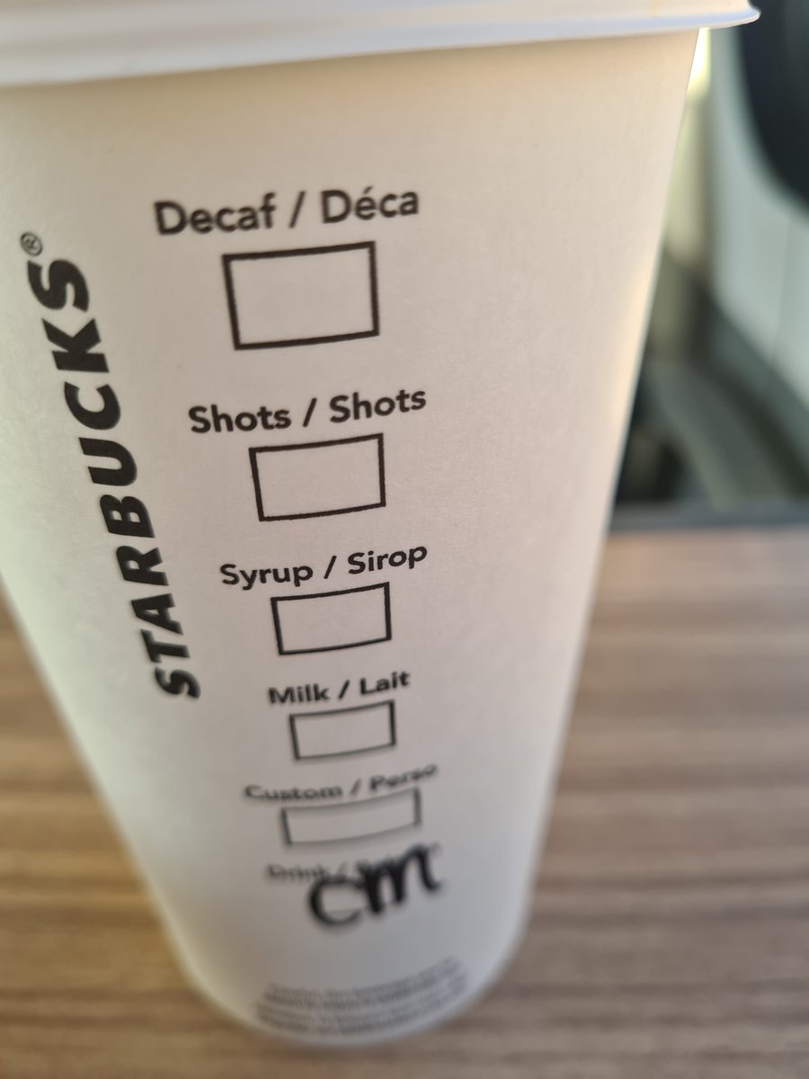 Well done <a href="/StarbucksUK/">Starbucks UK</a> at Norwich Rail station, ordered a caramel mach, got a latte. #forgotthecaramel