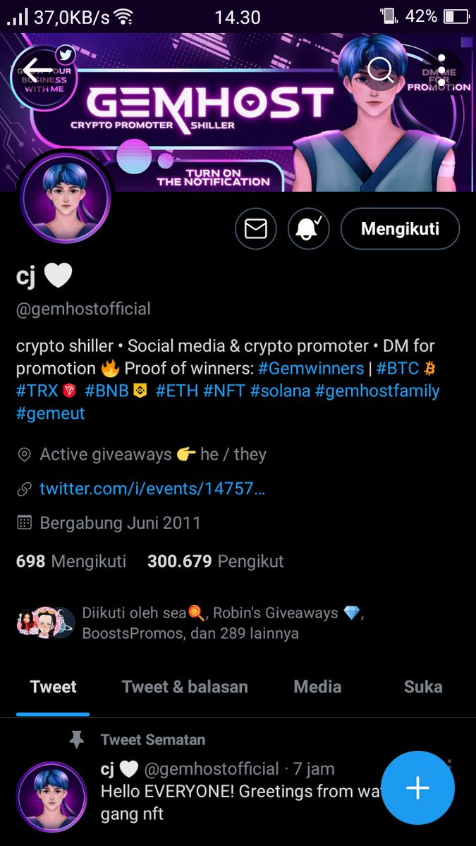 pickawbigwin93's tweet photo. @gemhostofficial Done https://t.co/cuPoOhaA3E