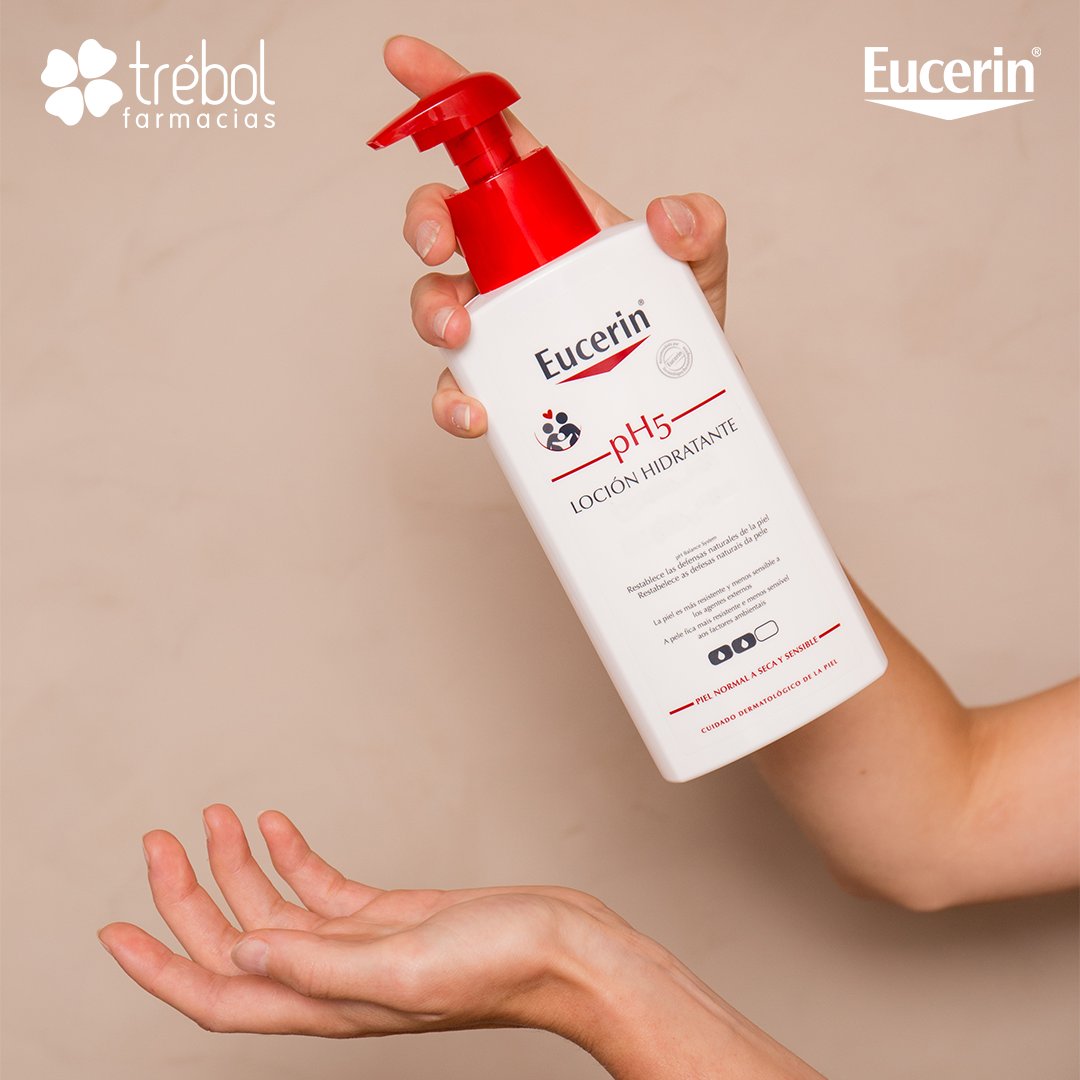 Si buscas un gel de #higienecorporal suave que proteja las defensas naturales de la #piel y que logre prevenir la sequedad, confía en pH5 Gel de baño de @eucerinES Limpia con suavidad y evita que la piel se reseque, incluso con un uso frecuente. 🍀 #farmaciastrebol 🍀