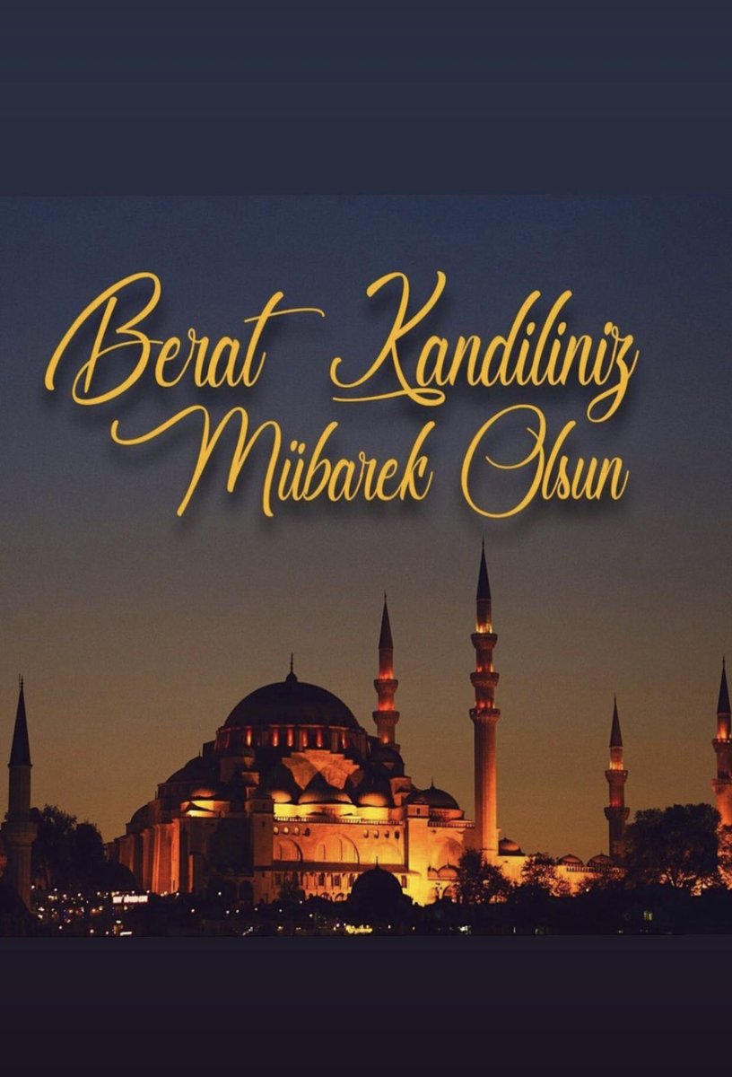 Hayırlı kandiller
#BeratKandili