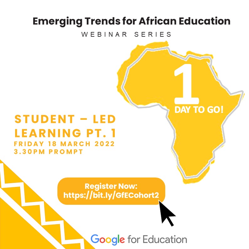 mkbconsultltd's tweet photo. Students need more choice in what they want to learn. We know how you can help provide them with such choices. Join us for this eye-opening webinar.
Register here(if you haven't already): https://t.co/vop5a2oL0e to be a part of this webinar.
 #GoogleEdu #mkbcohort2 #mkbconsulting https://t.co/yTVkOK2QMX