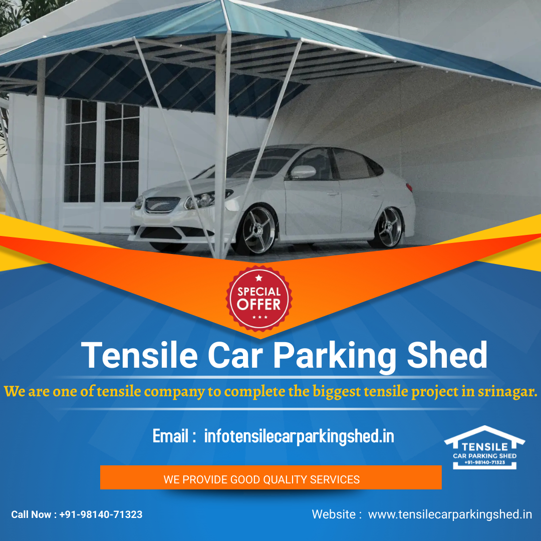 🚗Tensile Car Parking Shed Manufacturers