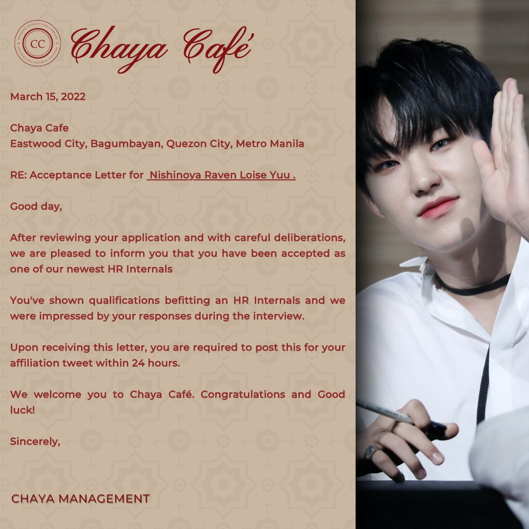kodzukzm's tweet photo. ㅤ

      ͏͏͏͏͏͏NISHINOYA RAVEN LOISE YUU 
      AFFILIATED WITH CHAYA CAFE
      #ComfortinChaya
      #BidaAngChaya

ㅤ https://t.co/fyb3on6xgW