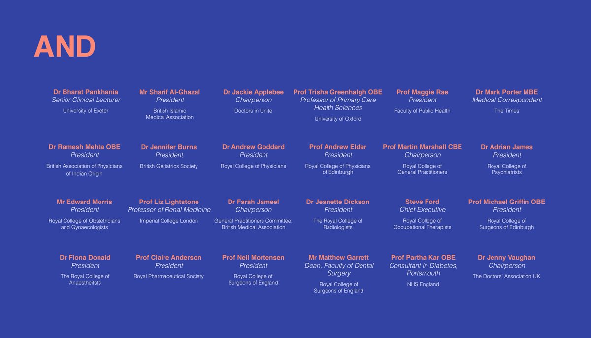 world_vaccinate's tweet image. 12 Royal Colleges
20 professors, consultants &amp;amp; surgeons
70+ doctors, nurses, presidents of leading NHS organisations + many more have spoken. 

Today @BorisJohnson received this open letter from the NHS. 

From today things must change.

We must #ACTogether to #VaccinateTheWorld