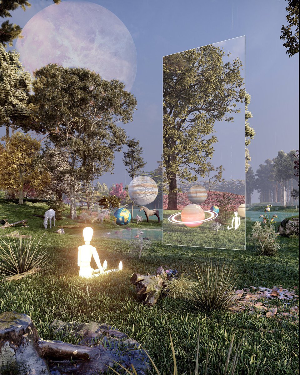 Saturns_Soul's tweet image. ‘From Eden’ 

Ever wondered what the world was like before time existed? 

A being standing above it all, and ‘his’ unimaginable power bears a deep loneliness within him..to create another from himself from his own image. 
The first man.

foundation.app/@Photonknight/… 0.5 $ETH