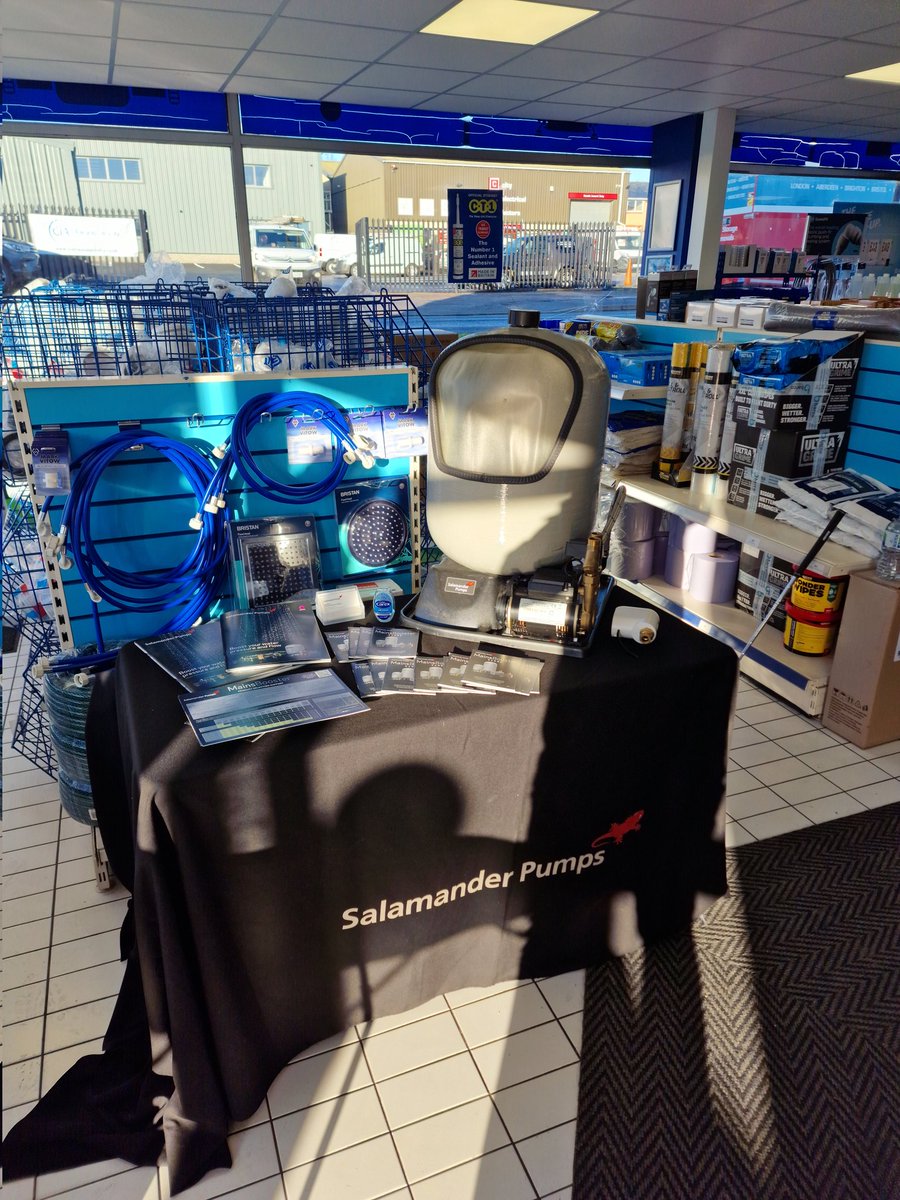 Salamander_Sean's tweet photo. INFORMATION ALERT to all GL7 installers. 

Come along to @PlumbstopLtd #Cirencester where I will be until 10:30 giving advice on @salamanderpumps #MainsBooster #Solutions

@ber77ber and his team are always here to help and as a special treat we have Gordon Ramsey on the griddle https://t.co/e3WmI9sJXw