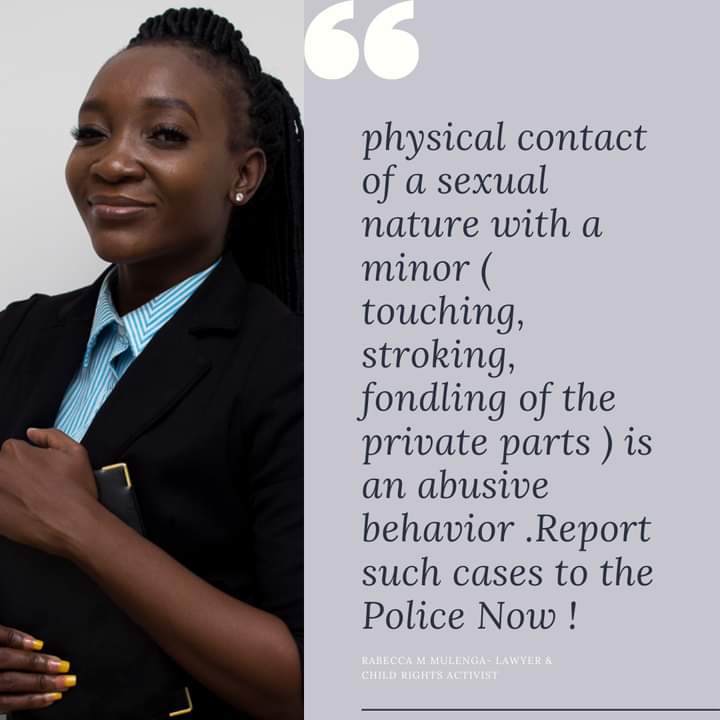 DNT wait until there is penetration to report ! Touching or stroking, fondling of private parts is an Abuse !!