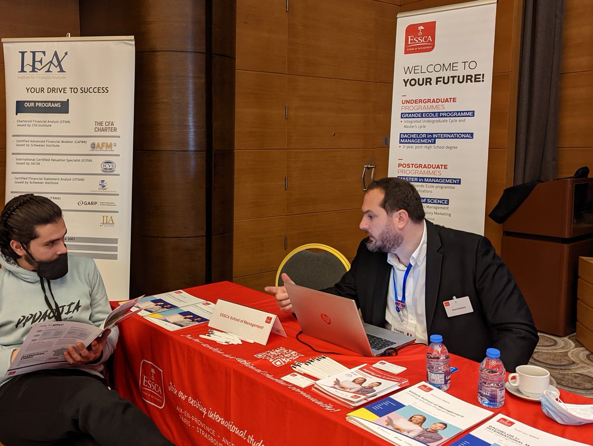 Come &amp; meet <a href="/ESSCA_Ecole/">ESSCA</a> March 17th &amp; 18th @RadissonBluVerdun in beautiful #Beirut  and get more information about our progams : #Bachelor, #GE ,#MIM #MasterinManagement and our portfolio of #MSc #ChooseFrance #ChooseESSCA Thanks <a href="/studypedia/">Studypedia</a>  <a href="/CampusFrance/">Campus France</a>