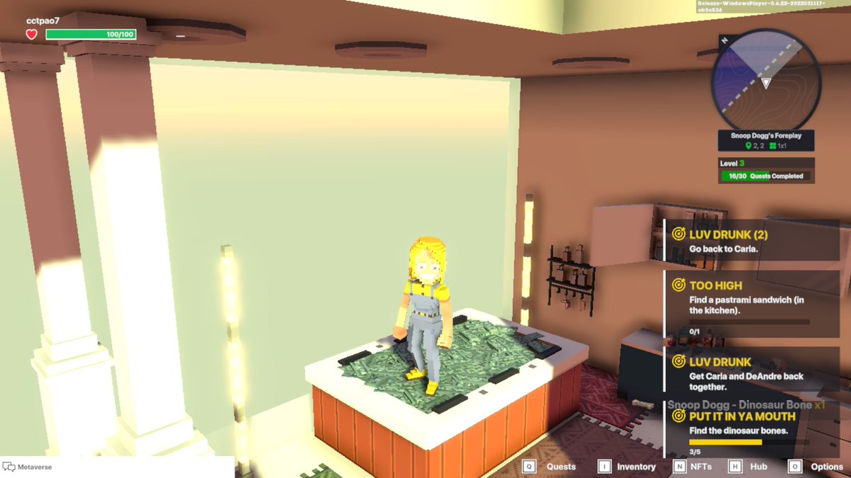 jedcryp's tweet photo. @TheSandboxGame I just participated in the daily #SandboxAlphaS2Contest for a chance to earn up to 1,000 $SAND! Starting March 16 - Take a money bath in Snoop Dogg Mansion. Check out my screenshot below!
👇 #SandboxAlphaS2 https://t.co/BAVmdXrV0u