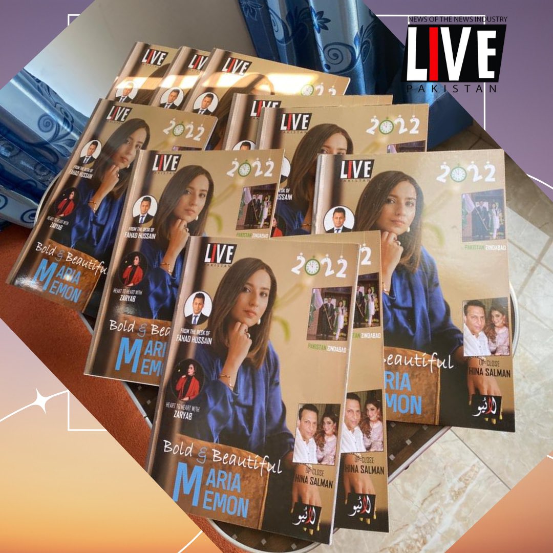 LiveMagazinepak's tweet photo. We are excited to unveil our new issue of #livemagazine that is an interesting package of thought-provoking write-ups, interviews, and a lot more to add colours to life!
#livemagazinepak
#newsofthenewsindustry
#livepakistan https://t.co/HN9coyu9TL