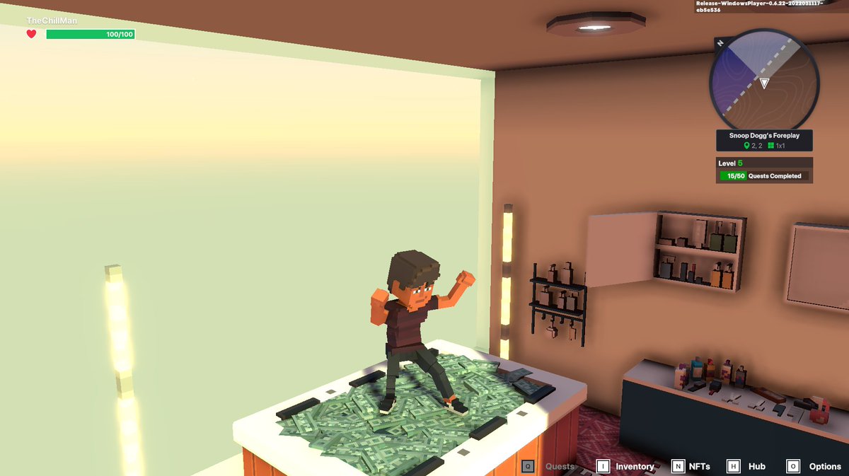 Chillsen3's tweet photo. @TheSandboxGame I just participated in the daily #SandboxAlphaS2Contest for a chance to earn up to 1,000 $SAND! Starting March 16 - Take a money bath in Snoop Dogg Mansion. Check out my screenshot below!
👇 #SandboxAlphaS2 https://t.co/KrMiOkYPag