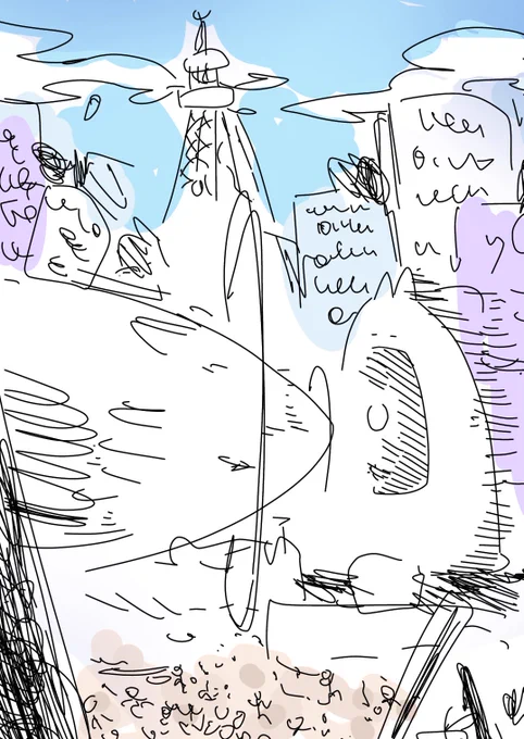 落書き
大怪獣USAGONN 