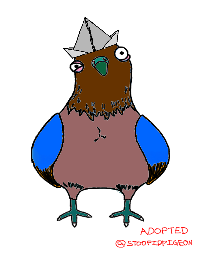 StoopidPigeon's tweet photo. Congrats to @isaacasimoff  and @OGCryptoKush For adopting 2 of the MOST USELESS @stoopidpigeons 

Adopted pigeon1 = @isaacasimoff 
Adopted pigeon2 = @OGCryptoKush

Congrats they have no utility, but you get to shit on anyone

You want the Utilities? Get a REAL @StoopidPigeon https://t.co/wdtJTI4yjQ