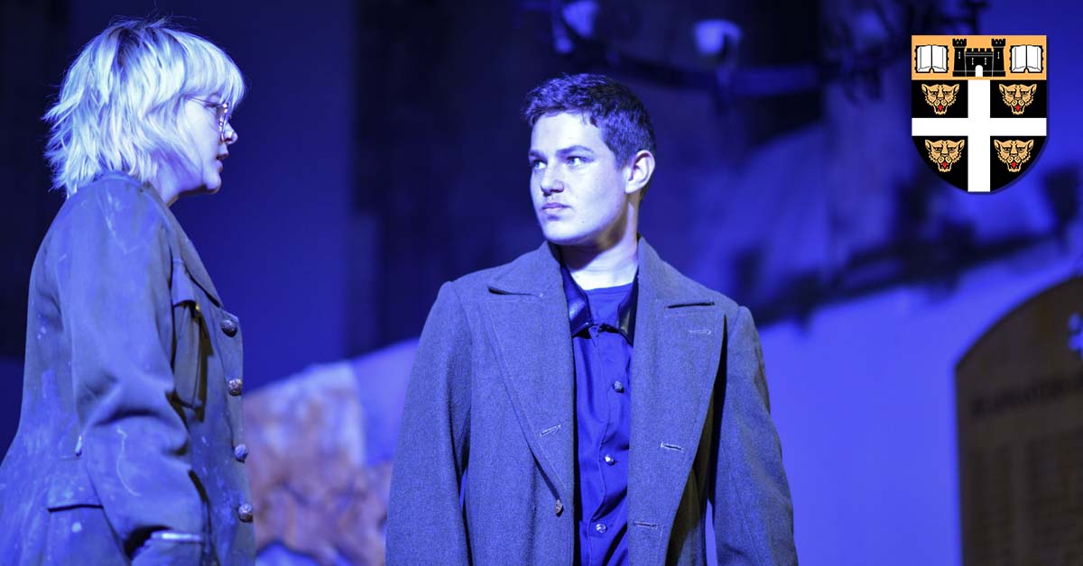 DoverCollege's tweet photo. The opening night of Remember The Porter and Macbeth was a hugely successful one. The audience enjoyed the immersive scenes from Remember The Porter they experienced as they toured the campus, before being seated in the Refectory for an impressive reimagining of Macbeth. https://t.co/zEj4Ce46gq