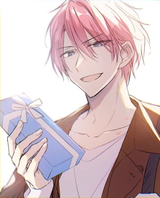 ホワイトデー奥村🍪(女の子にお返し顔)(隠し忘れてるキスマーク)

この前落書きしてまだ塗り途中だけど、しばらく続き塗れなそうだから一旦アップしちゃう😶 
