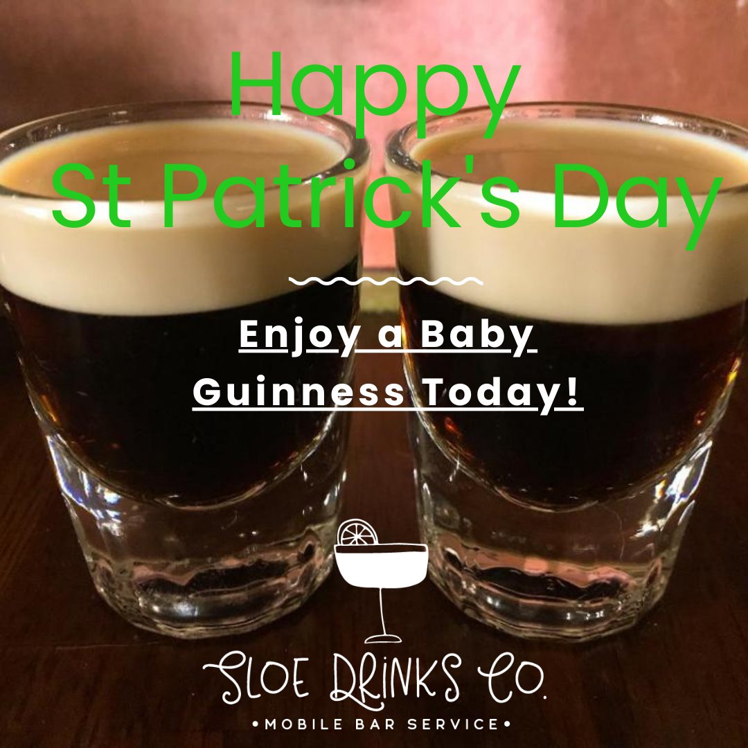 Happy St Patrick's Day!
My favourite Irish cocktail has to be a baby Guinness, if you've never had one today is the day to try them out. 
#stpatricksday #happystpatricks #babyguinness #baileys #guinness