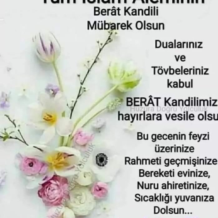 HAYIRLI KANDİLLER...