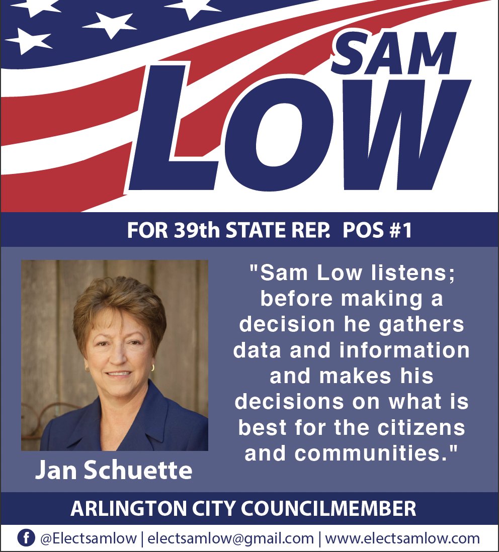 Sam Low (for 39th LD pos.1) tweet media
