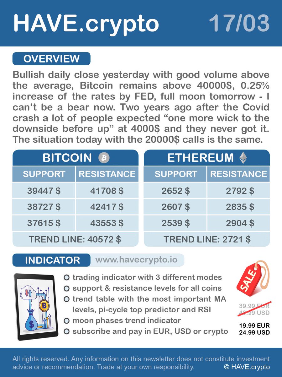crypto_have's tweet photo. Good morning #crypto! Welcome to my daily #cryptocurrencies #marketresearch for 17.03.2022. Like, retweet and comment! Follow me also on Instagram (https://t.co/jAB1H9wQAh) and Telegram (https://t.co/dXOSJtMbLS) or visit our website https://t.co/kWoRQgcMI3 https://t.co/WilsYB38WA