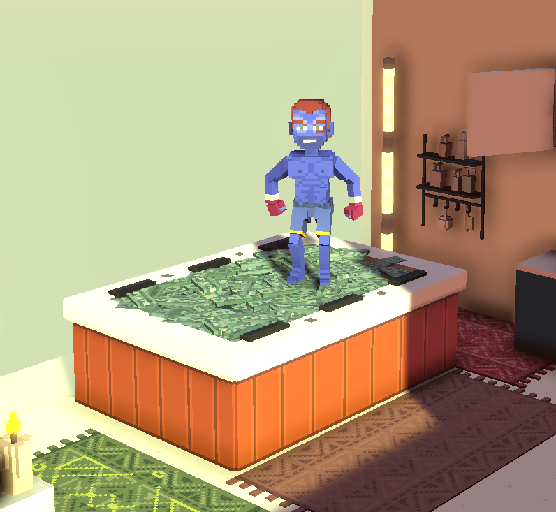 simuserenity's tweet photo. @TheSandboxGame I just participated in the daily #SandboxAlphaS2Contest for a chance to earn up to 1,000 $SAND! Starting March 16 - Take a money bath in Snoop Dogg Mansion. Check out my screenshot below!
👇 #SandboxAlphaS2 https://t.co/C0XqGw4yYc