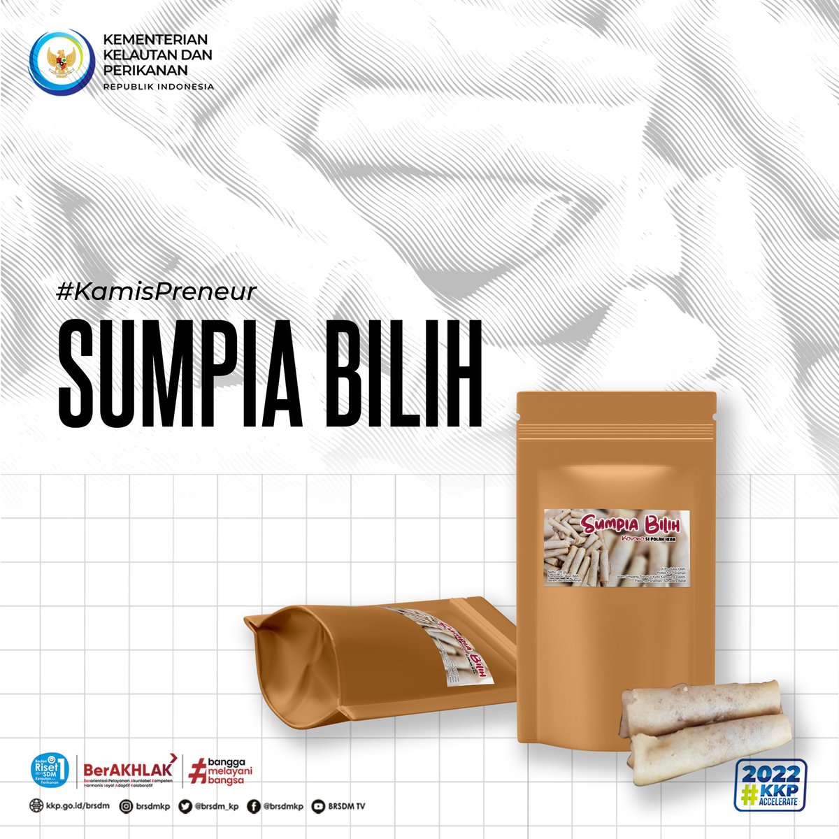 #SobatBahari, Sumpia adalah sejenis makanan camilan kering tradisional yg berbentuk seperti lumpia dgn ukuran yg lebih kecil. Oleh karena itu, siswa-siswi @supmpariaman berinovasi membuat sumpia dgn bahan isian Ikan Bilih. #KKPAccelerate #RisetdanSDMKP #KamisPreneur <a href="/kkpgoid/">KKP RI</a>