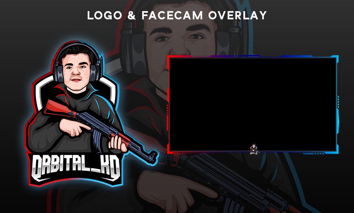 Grafax1's tweet photo. mascot portrait logo with webcam overlay! Want yours? Click the link below 👇🏻 

https://t.co/0PxvN4v9Tq 

#twitch #LiveStreaming #twitchstreamer #SupportSmallStreamers #mascotlogo #twitchlogo #Vtubers #FacebookGaming #grafax1 #overlays #twitchaffiliate https://t.co/n5wPPgBZRJ