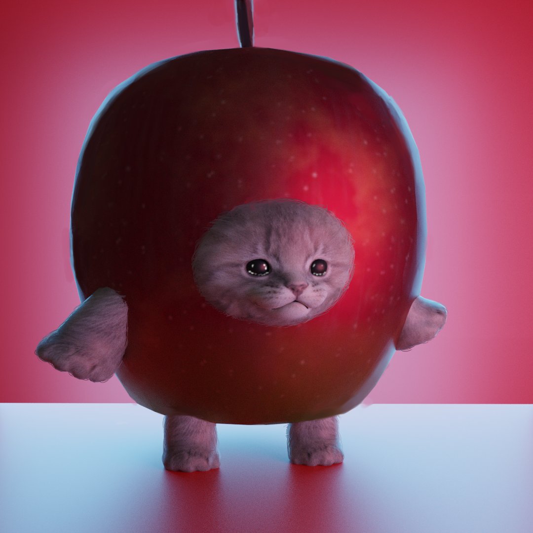 stebean_d's tweet photo. Gatitos fruta 🍎😺NFT colección.
-----------------
Fruit Kittens NFT 🍎😺Collection.

Available on OpenSea: https://t.co/KdLQl0Uk6k

#nft #nfts #nftart #nftartist #nftcollector #nftcollectors #nftcommunity #nftproject #polygonnft #opensea #metaverse #cat #fruit #Blender https://t.co/zBefeSBmgm