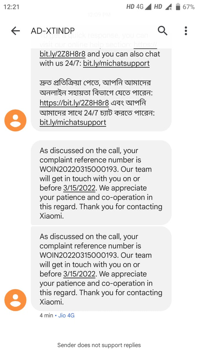 subhendur1991's tweet photo. @XiaomiIndia @MiIndiaSupport @jagograhakjago On 21-02-2022 my device Mi 10i 8GB+128GB was received by the service centre. Service Order Number- WXIN2203040007907. Customer care inform me company can not shipped the camera and don't take any interest. @Worstservice https://t.co/VMaETyHrh8