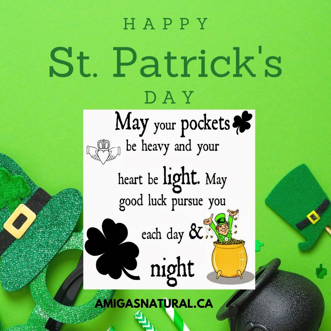 AmigasNatural's tweet photo. Happy St Patrick's Day to everyone!  After all....there is a little Irish in each of us!🍀🍀🍀🍀
#stpatricksday #celebrate #amigasnatural

https://t.co/2LvLAfP5aF https://t.co/ltrIHsRC5D